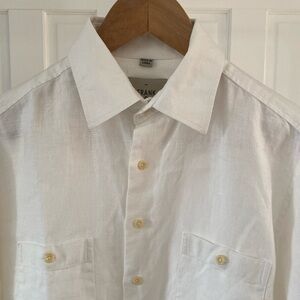 Frank & Oak / Cotton Shirt / White / Small